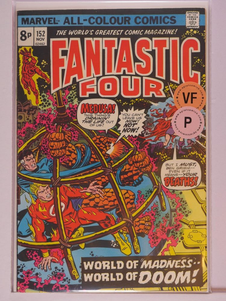 FANTASTIC FOUR (1962) Volume 1: # 0152 VF PENCE