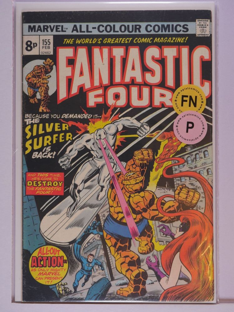 FANTASTIC FOUR (1962) Volume 1: # 0155 FN PENCE