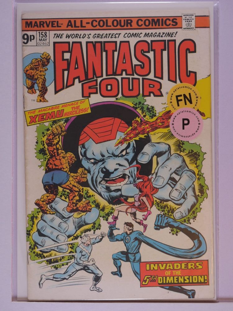 FANTASTIC FOUR (1962) Volume 1: # 0158 FN PENCE