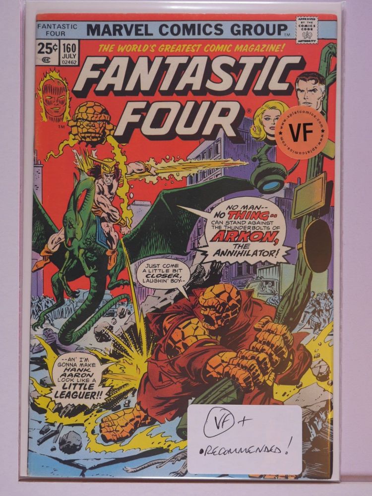 FANTASTIC FOUR (1962) Volume 1: # 0160 VF