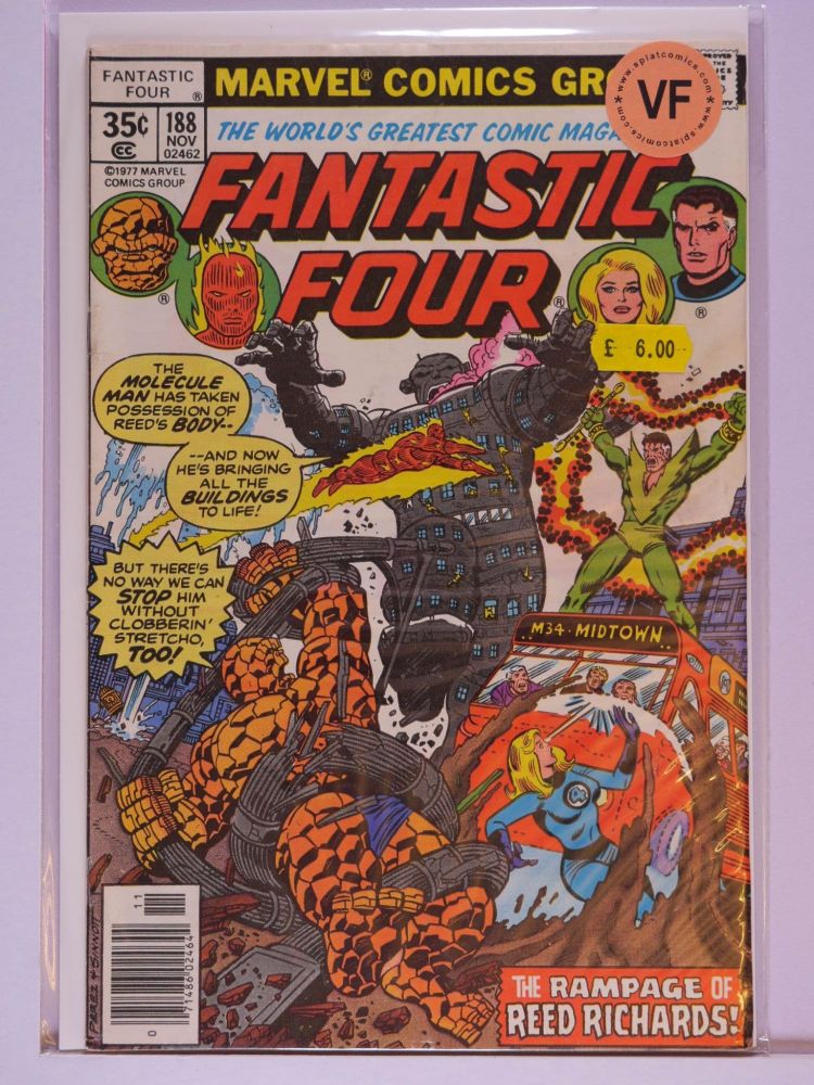 FANTASTIC FOUR (1962) Volume 1: # 0188 VF