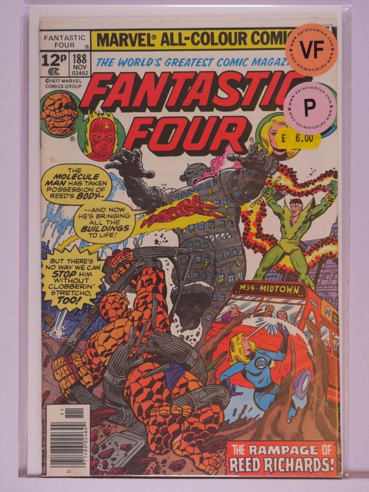 FANTASTIC FOUR (1962) Volume 1: # 0188 VF PENCE