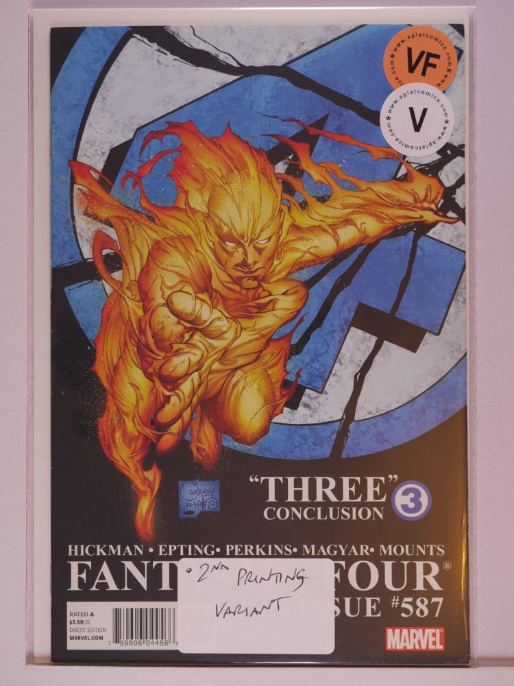 FANTASTIC FOUR (1962) Volume 1: # 0587 VF 2ND PRINT VARIANT