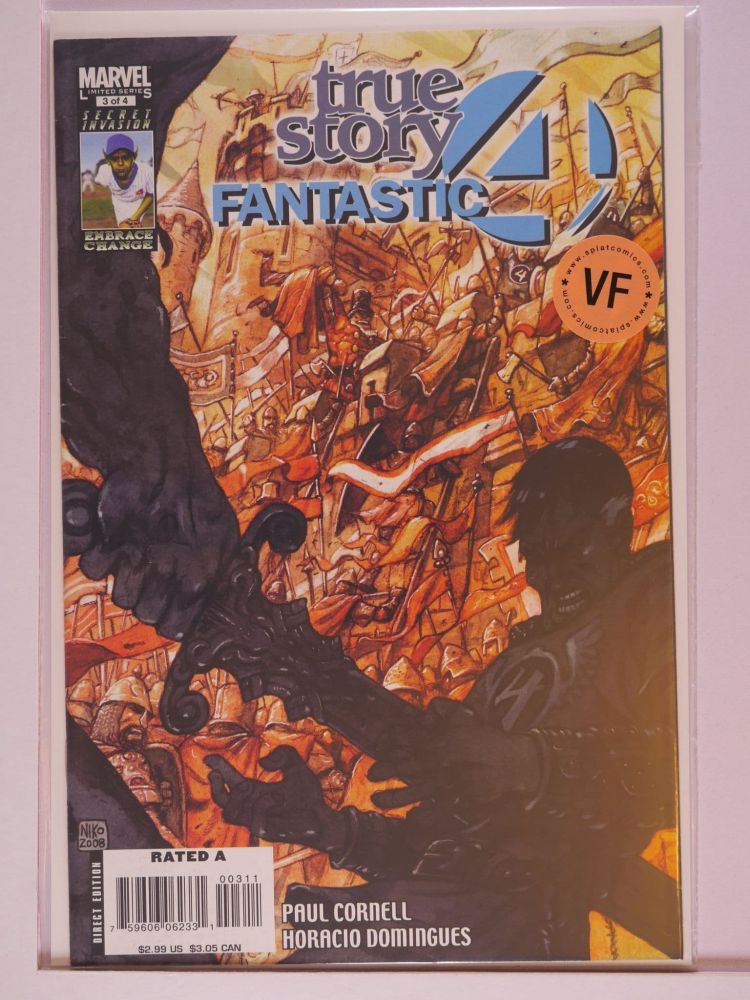 FANTASTIC FOUR TRUE STORY (2008) Volume 1: # 0003 VF