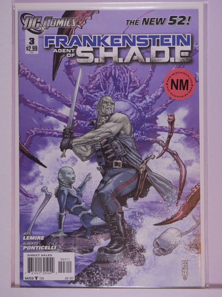 FRANKENSTEIN AGENT OF S.H.A.D.E. NEW 52 (2011) Volume 1: # 0003 NM