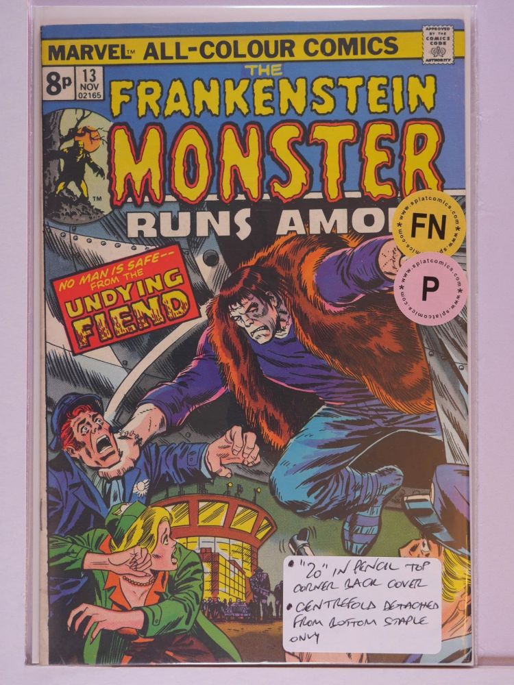 FRANKENSTEIN MONSTER OF (1973) Volume 1: # 0013 FN PENCE