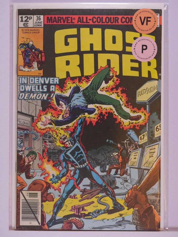 GHOST RIDER (1973) Volume 1: # 0036 VF PENCE