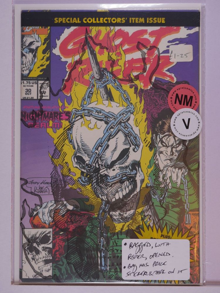 GHOST RIDER (1990) Volume 2: # 0030 NM BAG OPENED VARIANT