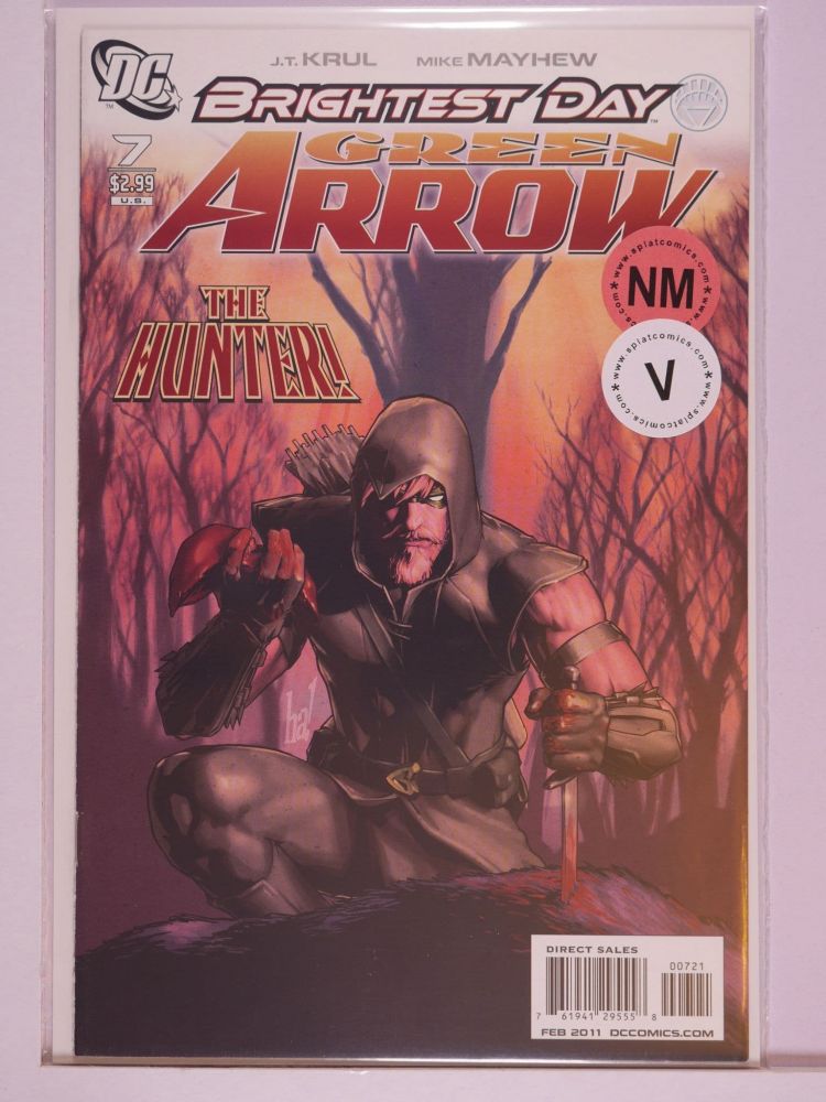 GREEN ARROW (2010) Volume 4: # 0007 NM COVER THE HUNTER VARIANT