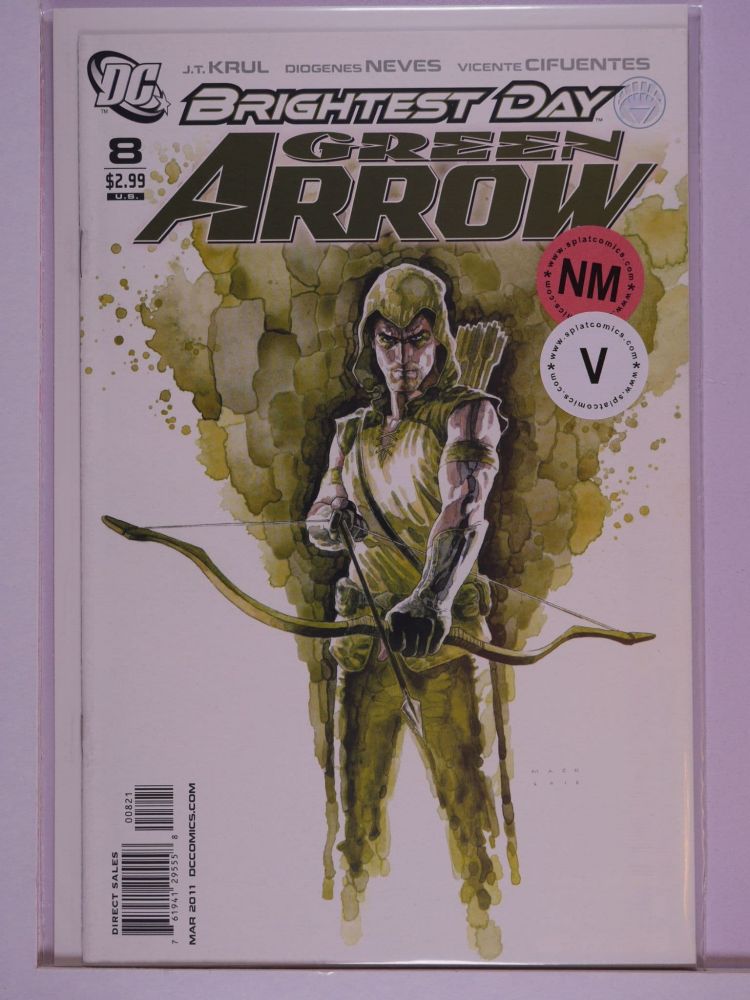 GREEN ARROW (2010) Volume 4: # 0008 NM COVER PAINTER VARIANT