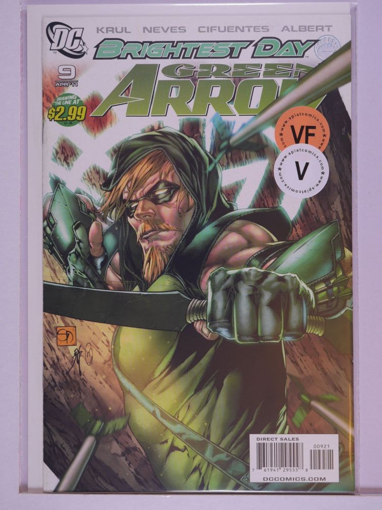 GREEN ARROW (2010) Volume 4: # 0009 VF COVER FIRING ARROW AT READER VARIANT