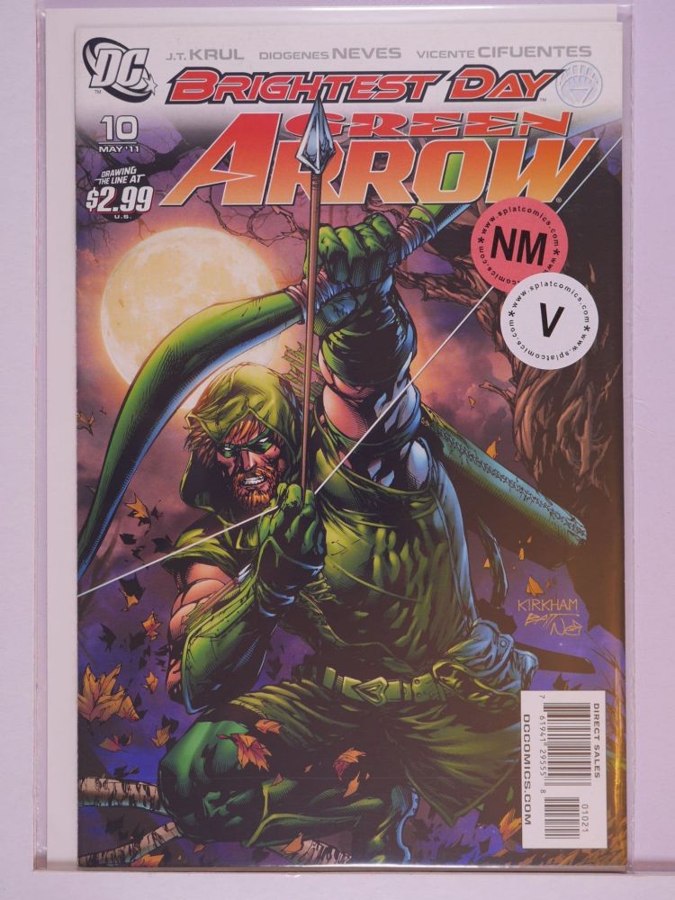 GREEN ARROW (2010) Volume 4: # 0010 NM COVER FIRING ARROW AT READER VARIANT