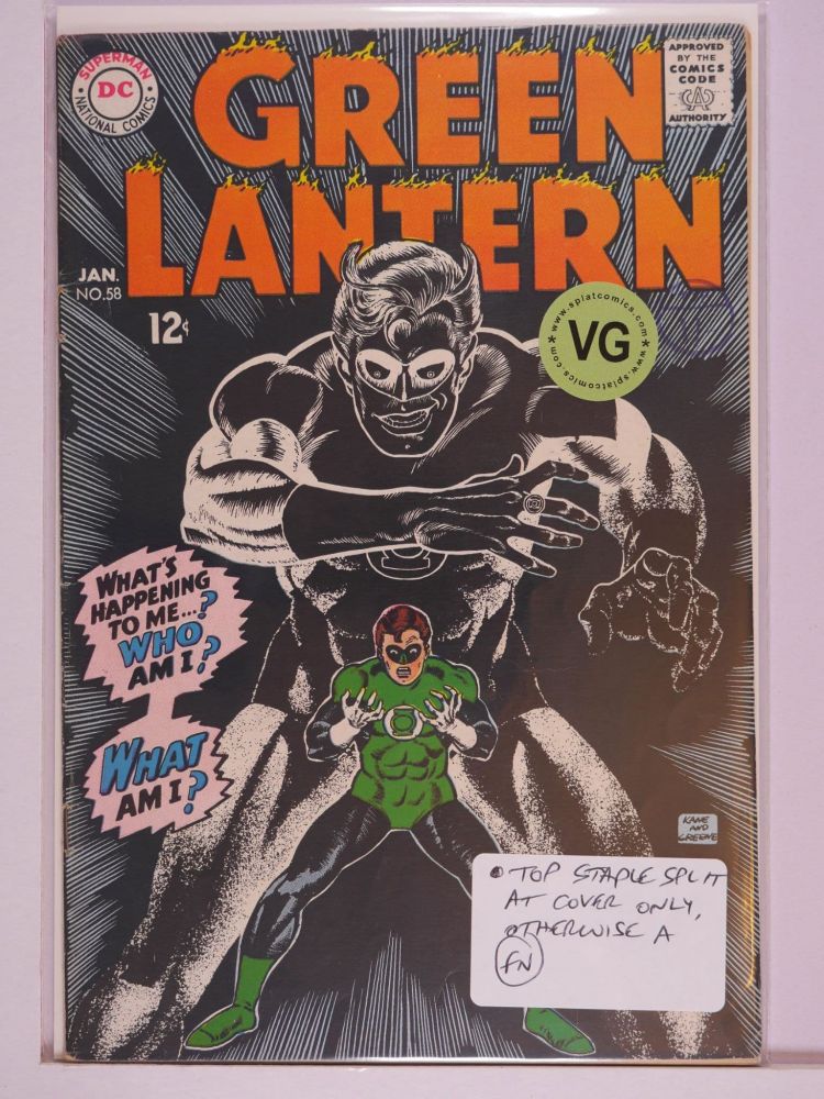 GREEN LANTERN (1960) Volume 2: # 0058 VG