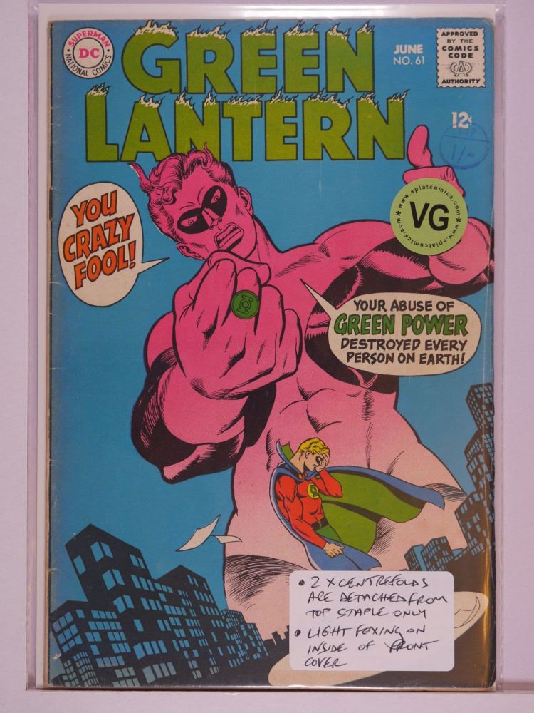 GREEN LANTERN (1960) Volume 2: # 0061 VG