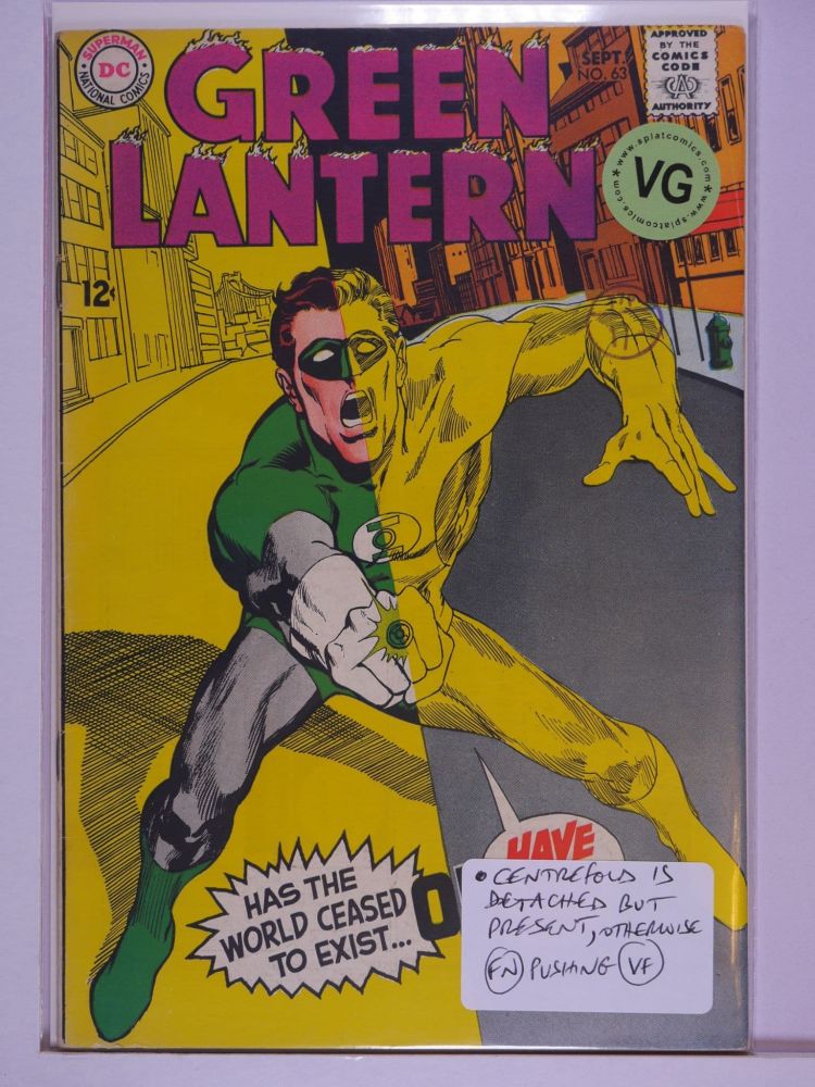 GREEN LANTERN (1960) Volume 2: # 0063 VG