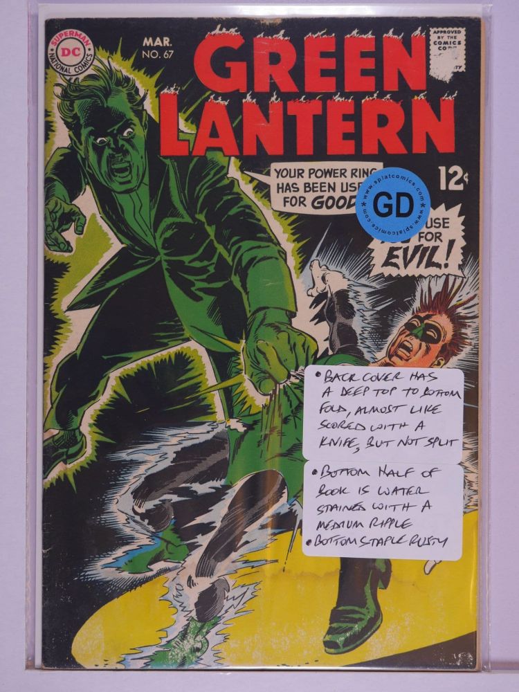 GREEN LANTERN (1960) Volume 2: # 0067 GD