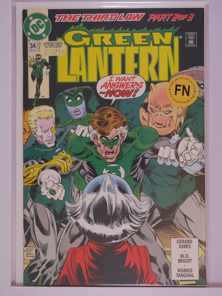 GREEN LANTERN (1990) Volume 3: # 0034 FN