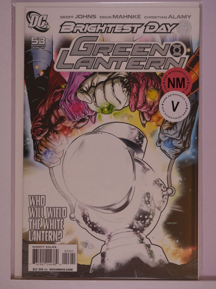 GREEN LANTERN (2005) Volume 4: # 0053 NM RYAN SOOK COVER WHITE LANTERN VARIANT