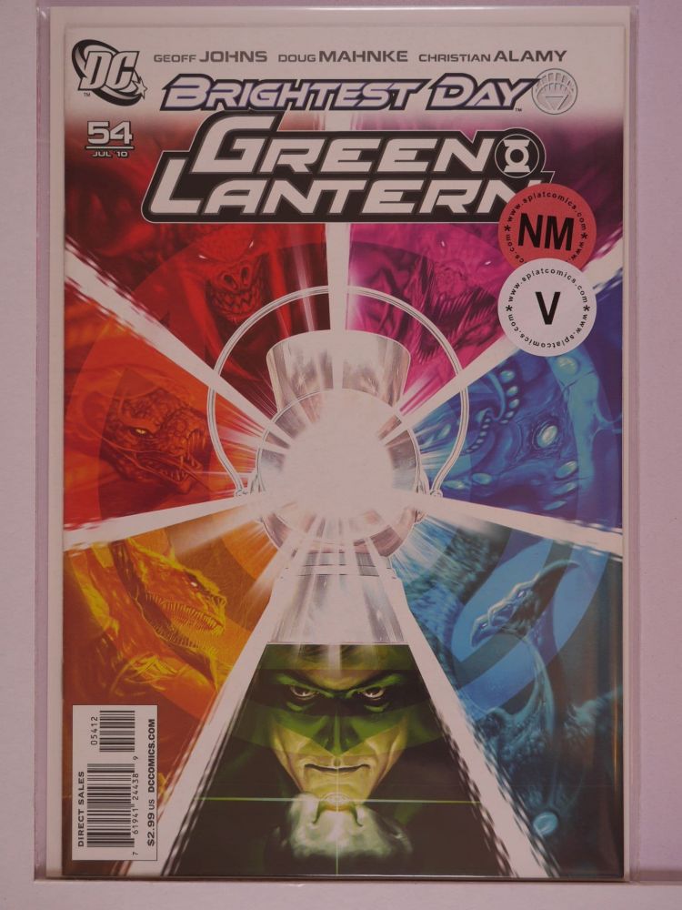 GREEN LANTERN (2005) Volume 4: # 0054 NM ALEX GARNER COVER WHITE LANTERN VARIANT