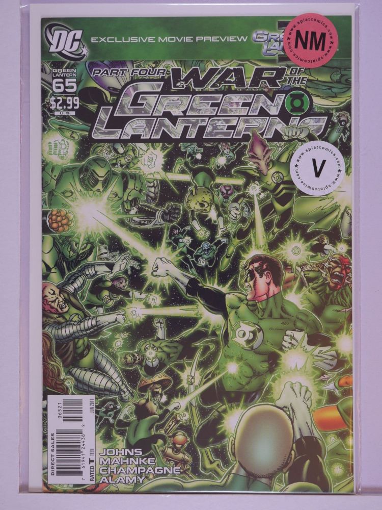 GREEN LANTERN (2005) Volume 4: # 0065 NM GEORGE PEREZ MASS BATTLE COVER VARIANT