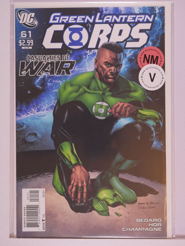 GREEN LANTERN CORPS (2006) Volume 1: # 0061 NM COVER CROUCHING LANTERN VARIANT