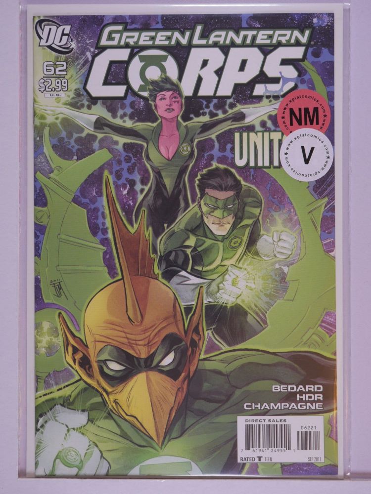 GREEN LANTERN CORPS (2006) Volume 1: # 0062 NM COVER UNITED VARIANT