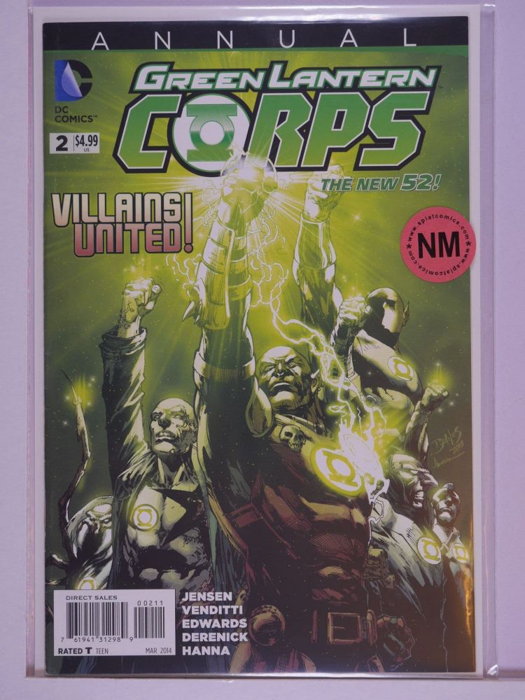 GREEN LANTERN CORPS ANNUAL NEW 52 (2011) Volume 1: # 0002 NM