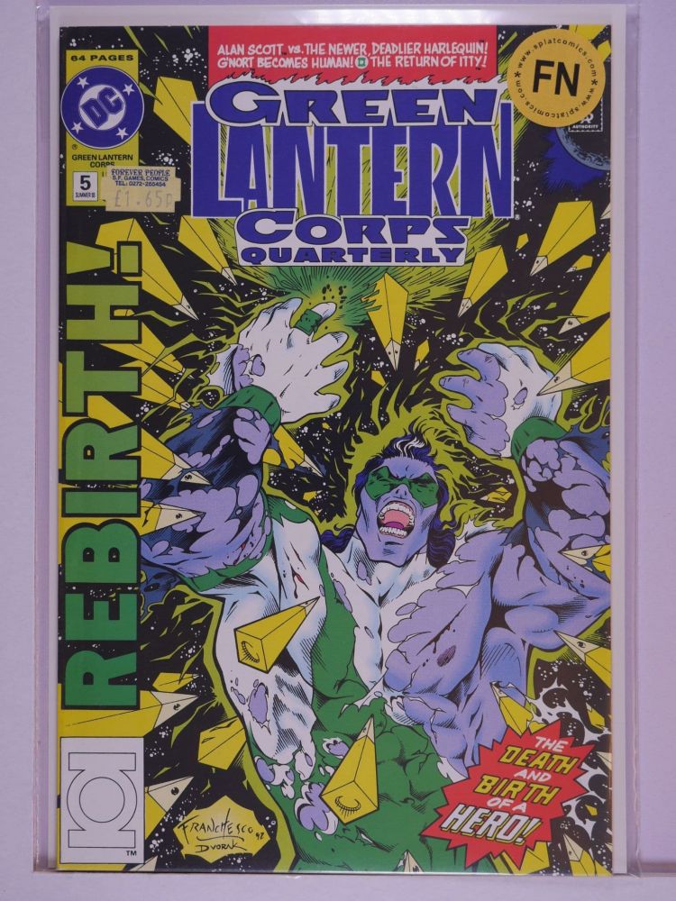 GREEN LANTERN CORPS QUARTERLY (1992) Volume 1: # 0005 FN