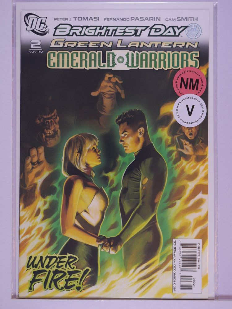 GREEN LANTERN EMERALD WARRIORS (2010) Volume 1: # 0002 NM FELIPE MASSAFERA COVER UNDER FIRE VARIANT