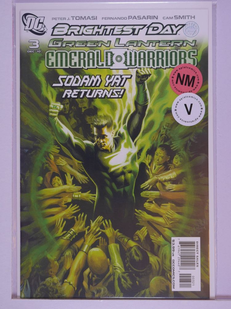 GREEN LANTERN EMERALD WARRIORS (2010) Volume 1: # 0003 NM FELIPE MASSAFERA COVER SODAM YAT RETURNS