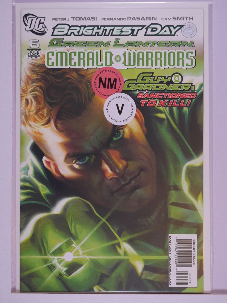 GREEN LANTERN EMERALD WARRIORS (2010) Volume 1: # 0006 NM MASSAFERA CVR GUY GARDNER SANCTION TO KILL