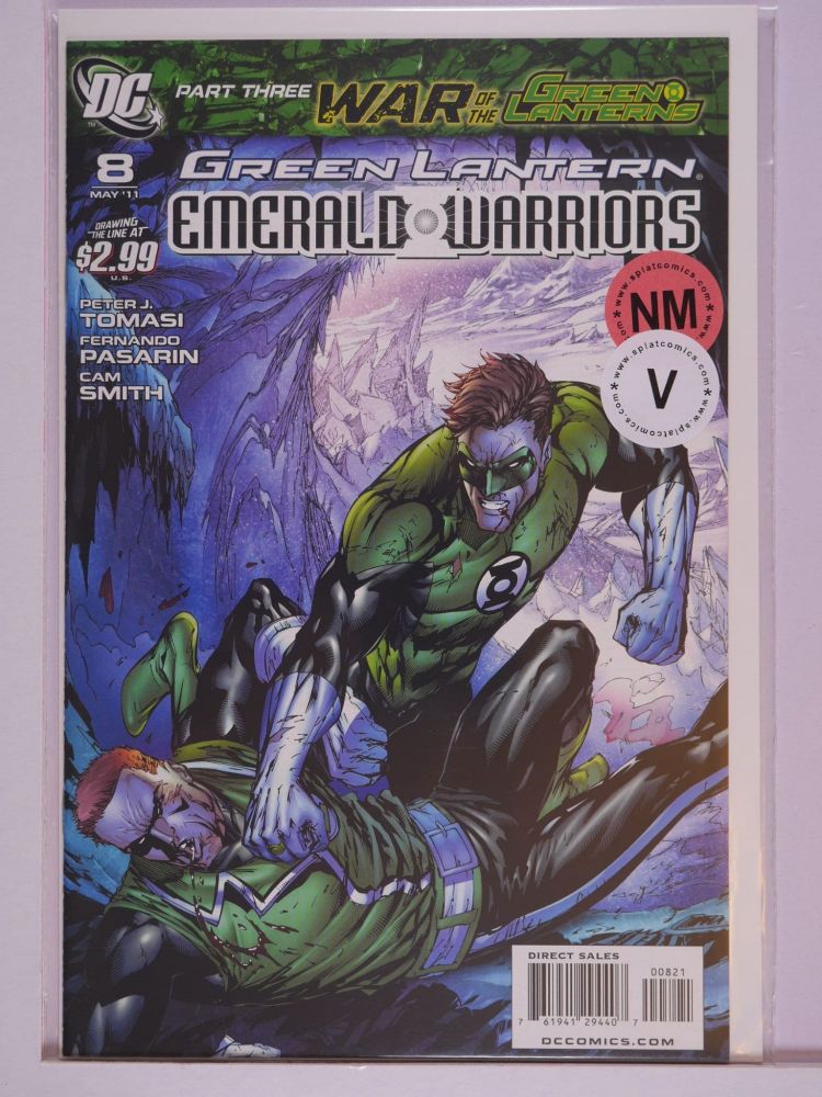 GREEN LANTERN EMERALD WARRIORS (2010) Volume 1: # 0008 NM COVER JORDAN VS GARDNER VARIANT