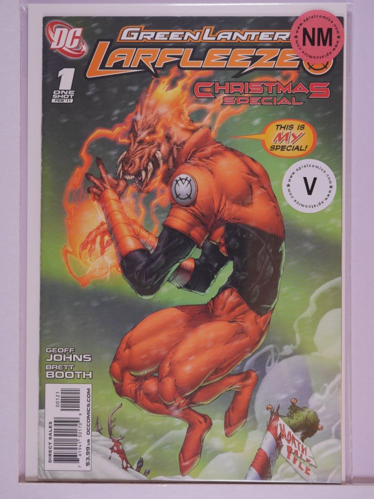 GREEN LANTERN LARFLEEZE CHRISTMAS SPECIAL (2011) Volume 1: # 0001 NM BRETT BOOTH CVR NORTH POLE