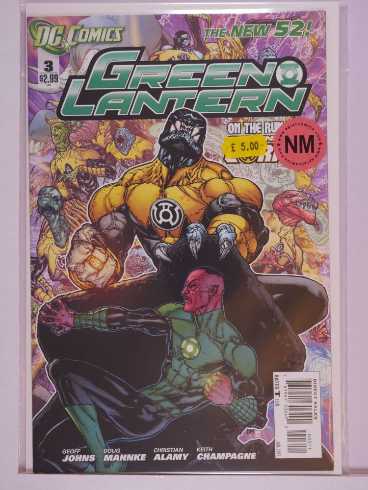 GREEN LANTERN NEW 52 (2011) Volume 1: # 0003 NM