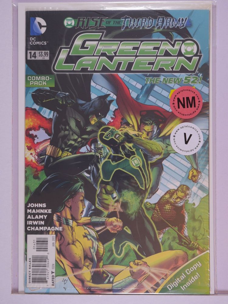 GREEN LANTERN NEW 52 (2011) Volume 1: # 0014 NM COMBO PACK VARIANT