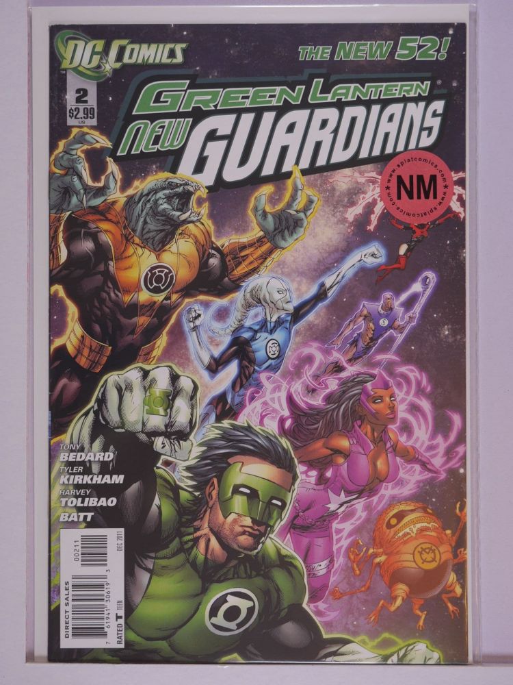 GREEN LANTERN NEW GUARDIANS NEW 52 (2011) Volume 1: # 0002 NM