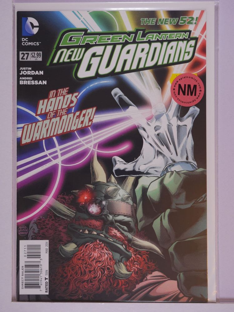 GREEN LANTERN NEW GUARDIANS NEW 52 (2011) Volume 1: # 0027 NM