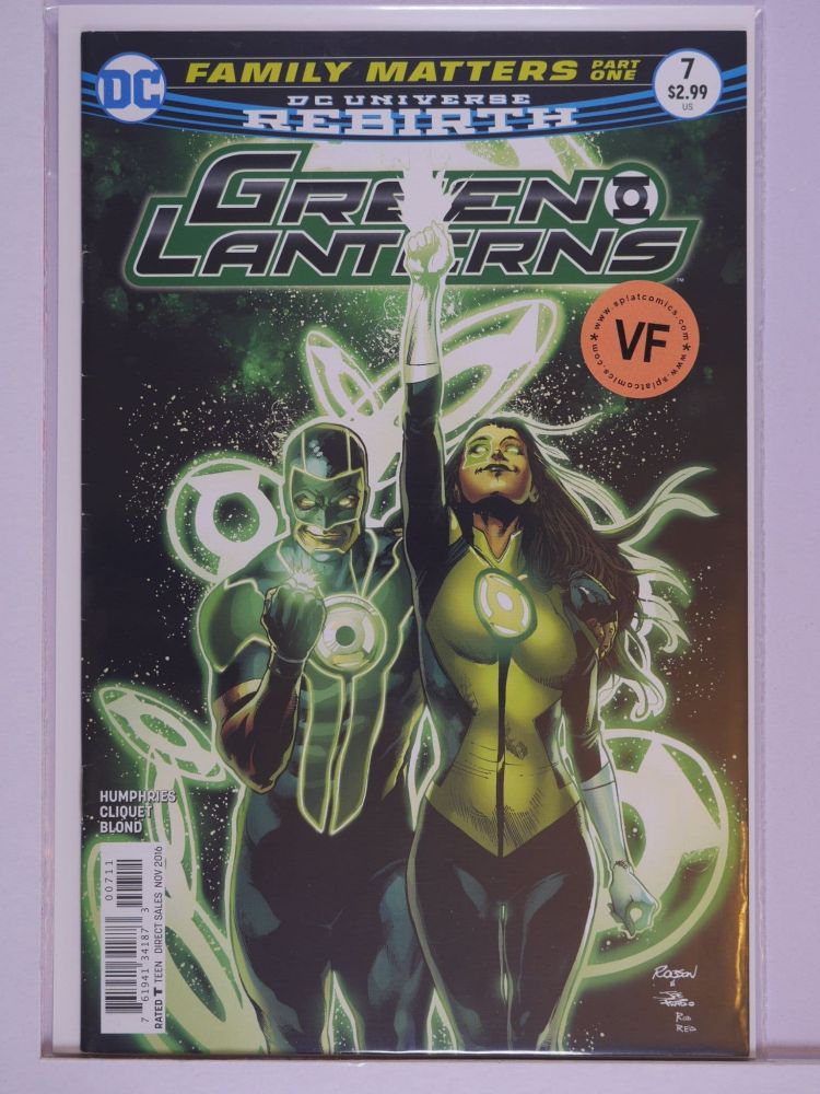 GREEN LANTERNS (2016) Volume 1: # 0007 VF