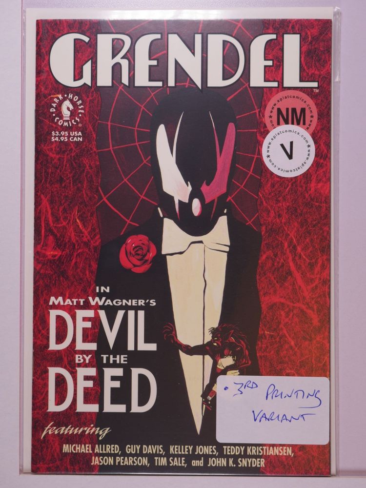 GRENDEL DEVIL BY THE DEED (1993) Volume 1: # 0001 NM 3RD PRINT VARIANT