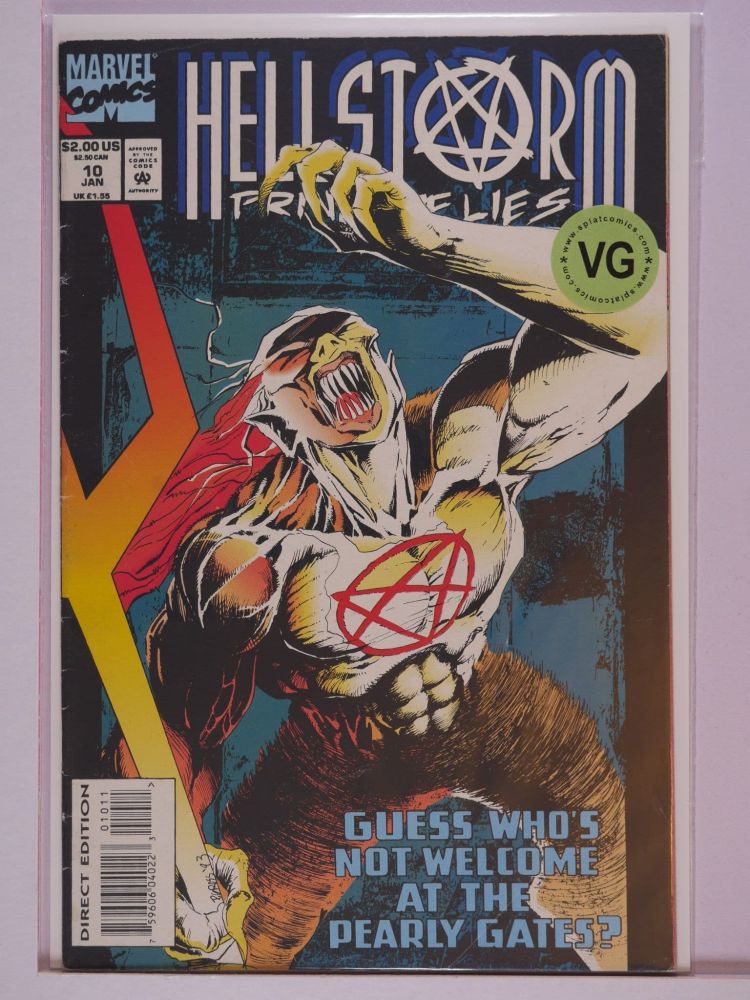 HELLSTORM PRINCE OF LIES (1993) Volume 1: # 0010 VG