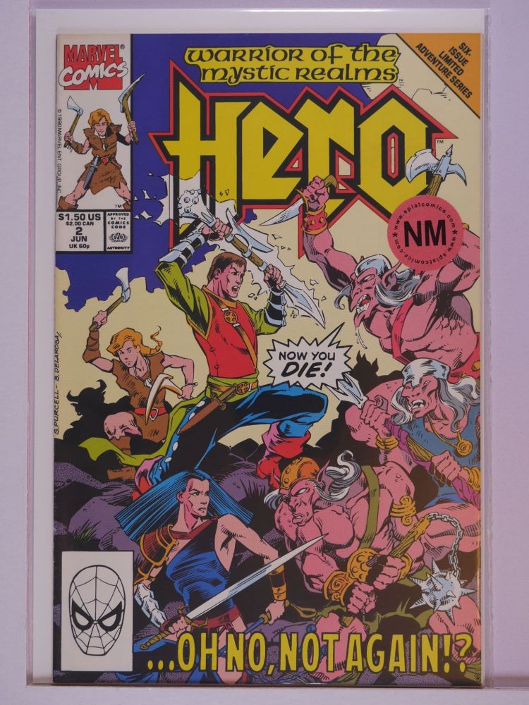 HERO WARRIOR OF THE MYSTIC REALMS (1990) Volume 1: # 0002 NM