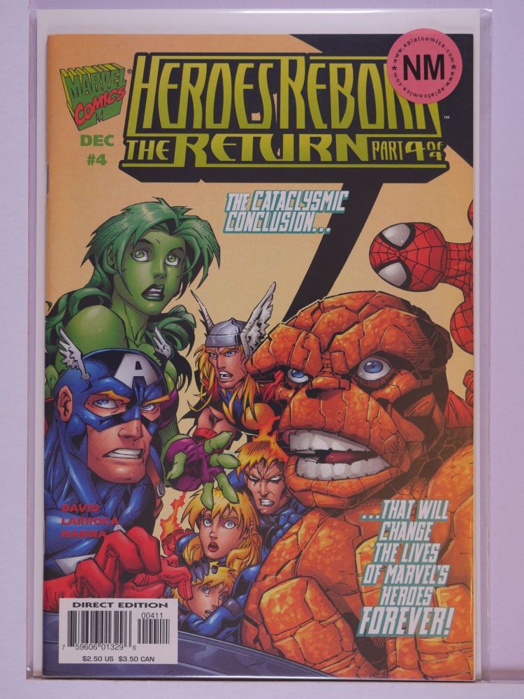 HEROES REBORN THE RETURN (1997) Volume 1: # 0004 NM