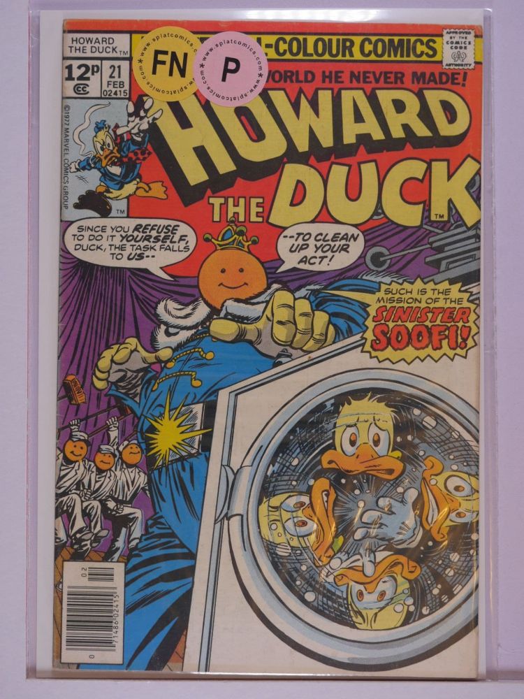 HOWARD THE DUCK (1976) Volume 1: # 0021 FN PENCE