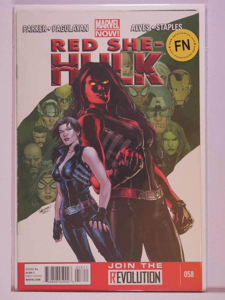 HULK (2008) Volume 1: # 0058 FN RED SHE HULK