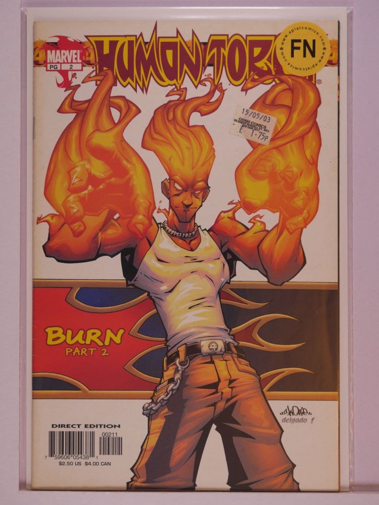 HUMAN TORCH (2003) Volume 2: # 0002 FN