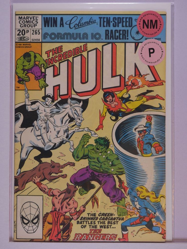 INCREDIBLE HULK (1963) Volume 1: # 0265 NM PENCE