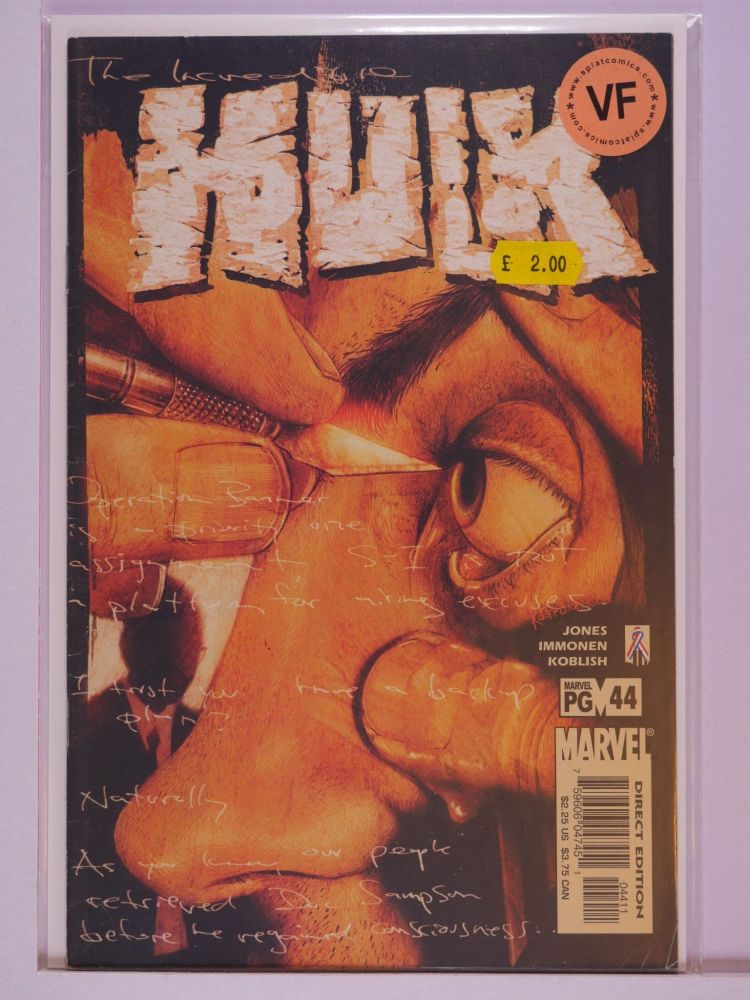 INCREDIBLE HULK (1999) Volume 2: # 0044 VF