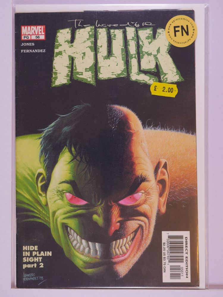 INCREDIBLE HULK (1999) Volume 2: # 0056 FN