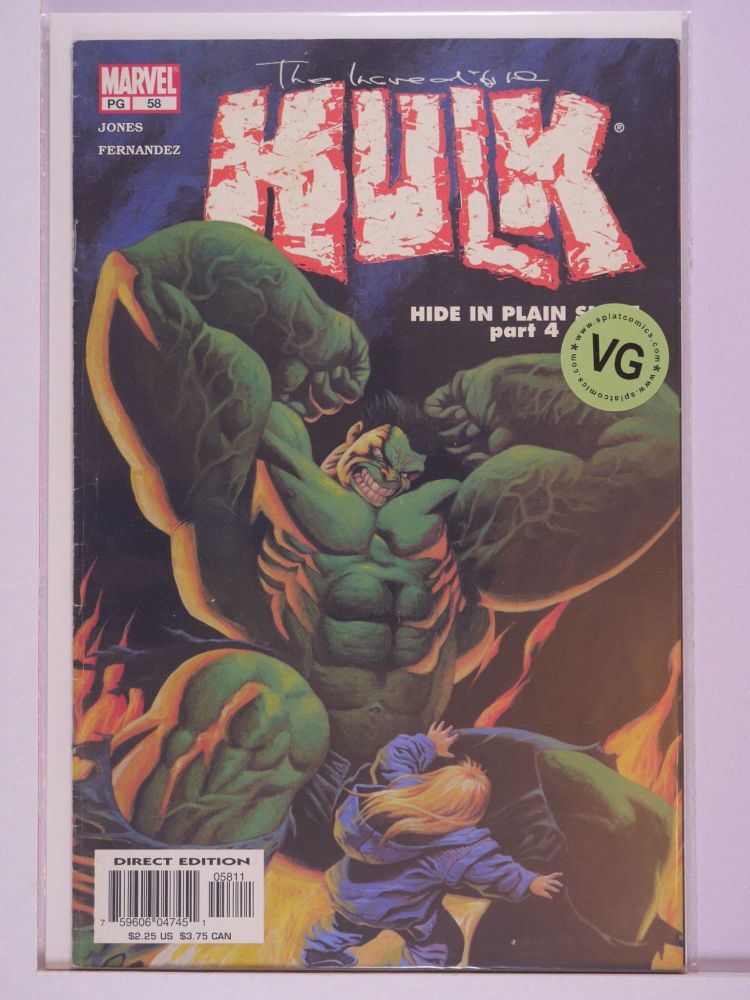 INCREDIBLE HULK (1999) Volume 2: # 0058 VG