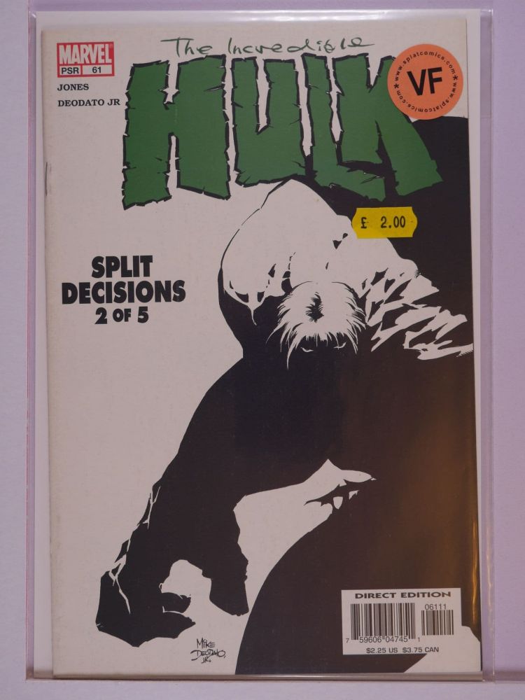 INCREDIBLE HULK (1999) Volume 2: # 0061 VF